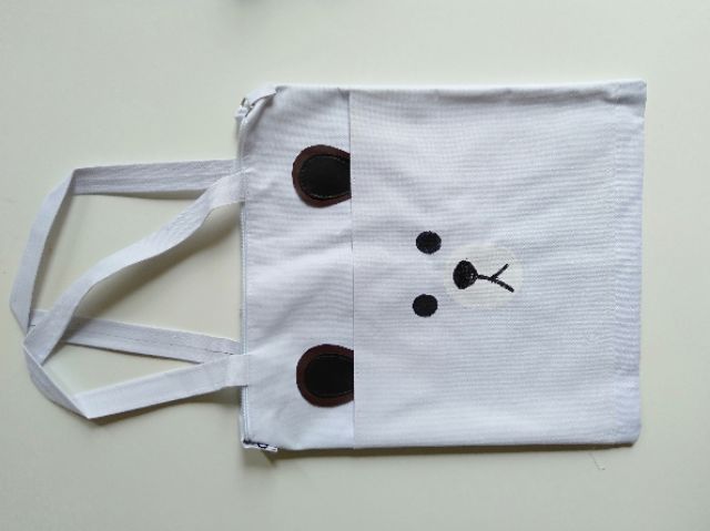 TOTE CHÉO ĐEO VAI HÌNH GẤU DỄ THƯƠNG TT01