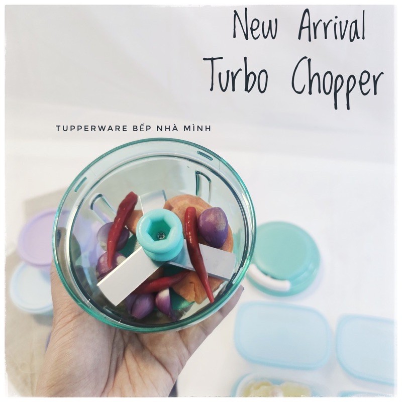 Máy xay tay thực phẩm turbo chopper tupperware