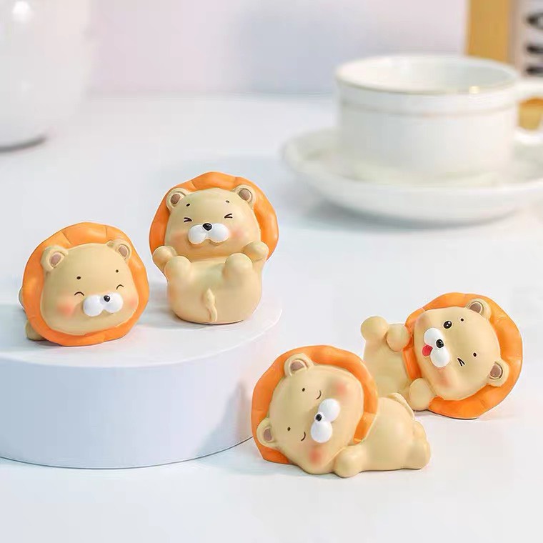 Sư Tử mô hình,siêu dễ thương đáng yêu trưng bày ban làm viêc quà tặng bạn bè