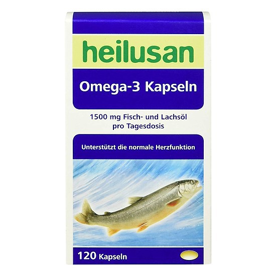 Heilusan Omega 3 - Bổ sung DHA, EPA và Vitamin E. Hỗ trợ quá trình phát triển não bộ, tốt cho tim mạch, mắt, da