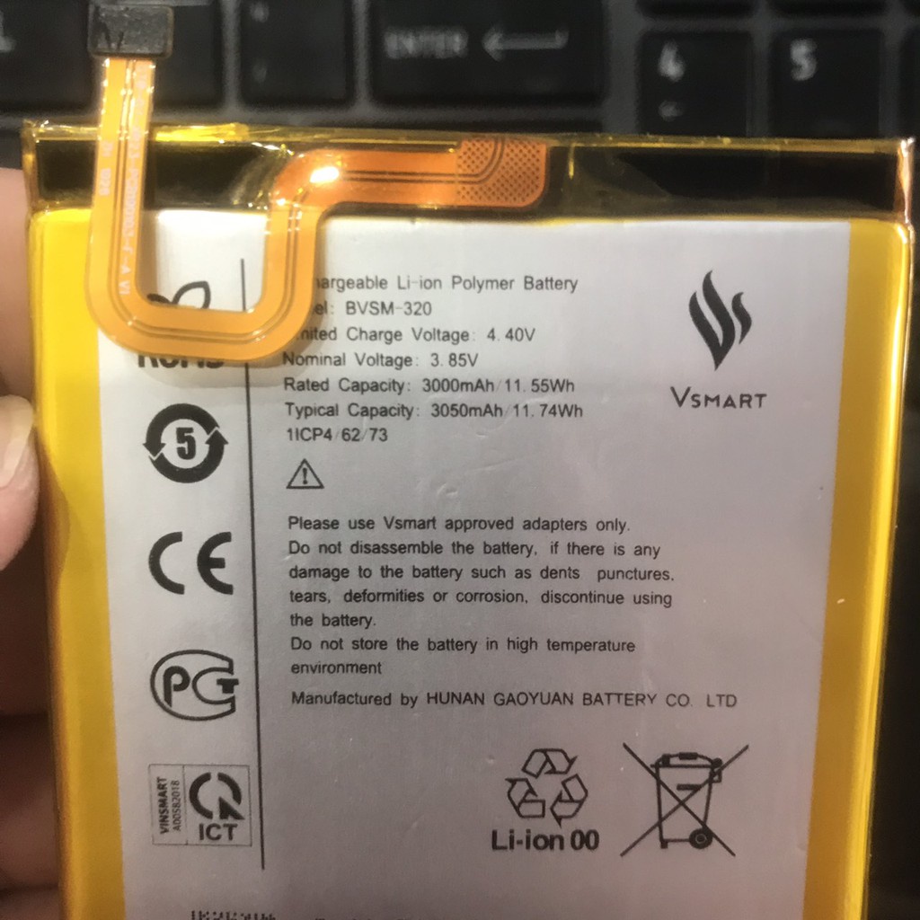 [Hàng chuẩn] Pin điện thoại Vsmart Star BVSM-320 bảo hành đổi mới