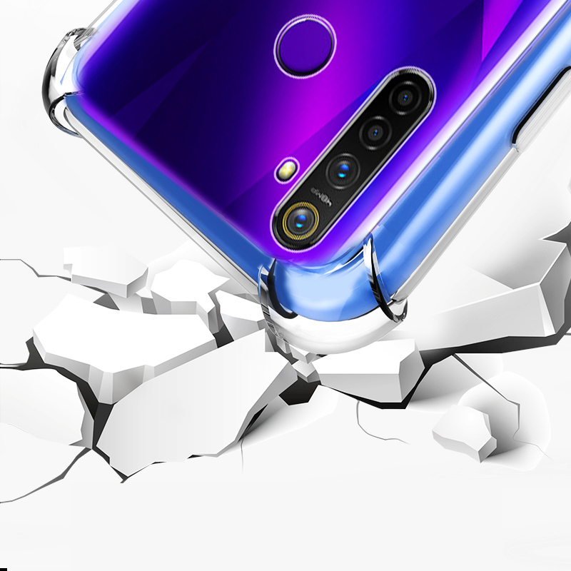 Ốp Điện Thoại Silicon Trong Suốt Chống Sốc Cho Realme V11 V15 C20 7i C17 C15 C11 C12 X7 7 Pro Q2 Pro