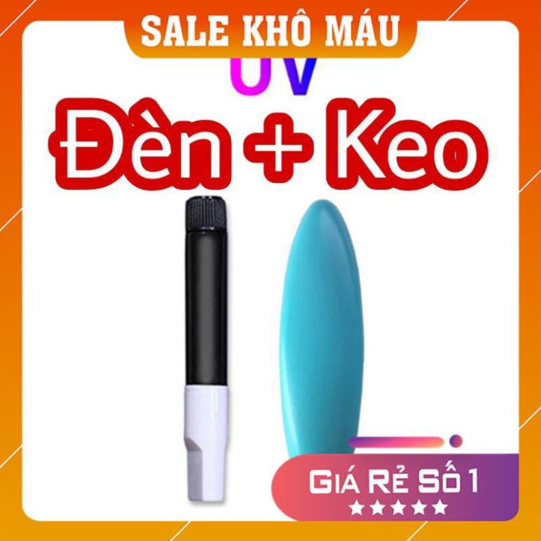 [FreeShip – Xả kho] Keo Dán Và Đèn UV dùng để dán cường lực UV cho điện thoại Xiaomi / Samsung / LG