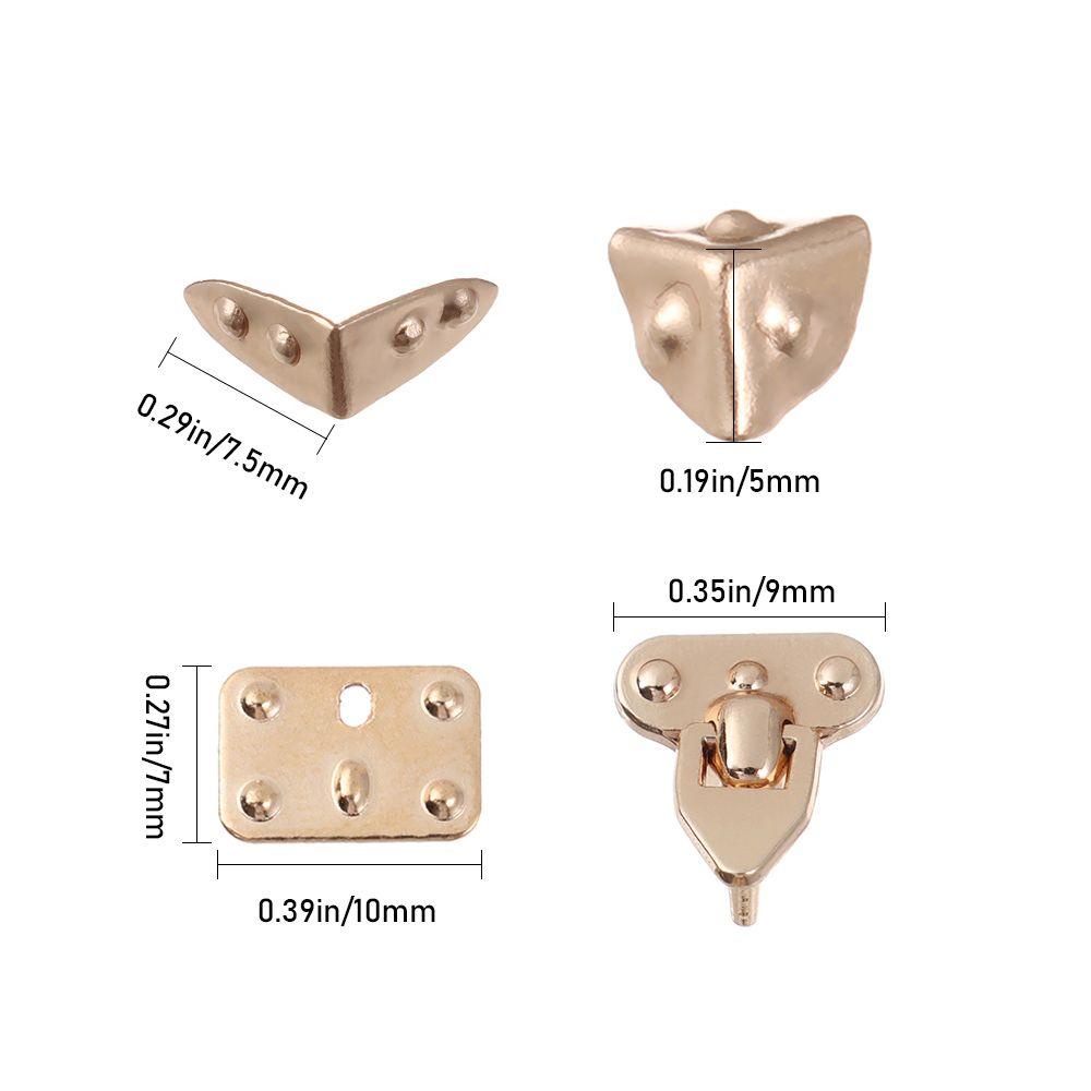 Bộ 4 Vỏ Bọc Bảo Vệ Góc Va Li 4 Kiểu Tùy Chọn Cho Búp Bê