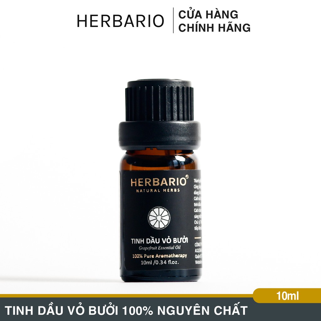 Tinh dầu bưởi nguyên chất Herbario 10ml
