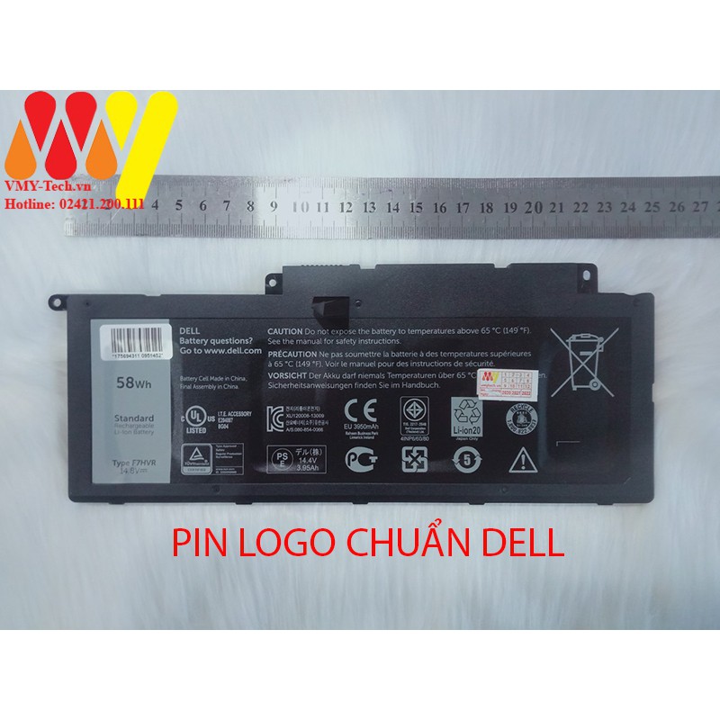 [Giảm Mạnh] Pin laptop Dell Inspiron 15 7537 17 7737 F7HVR 062VNH G4YJM