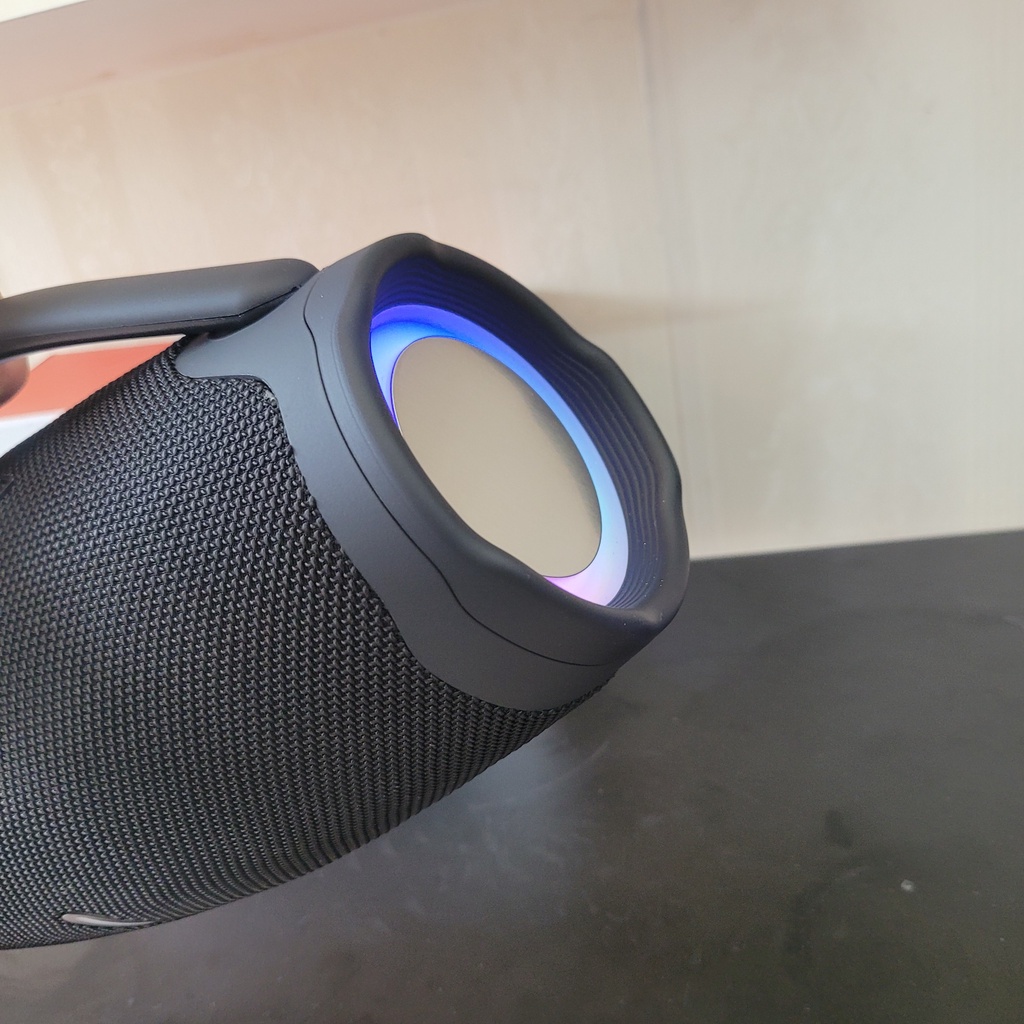 Loa Bluetooth Boombox 3 công suất 40W. Bass Mạnh Âm Thanh Lớn Cực Đỉnh Bluetooth 5.2, Thiết Kế Cực Đẹp có LED