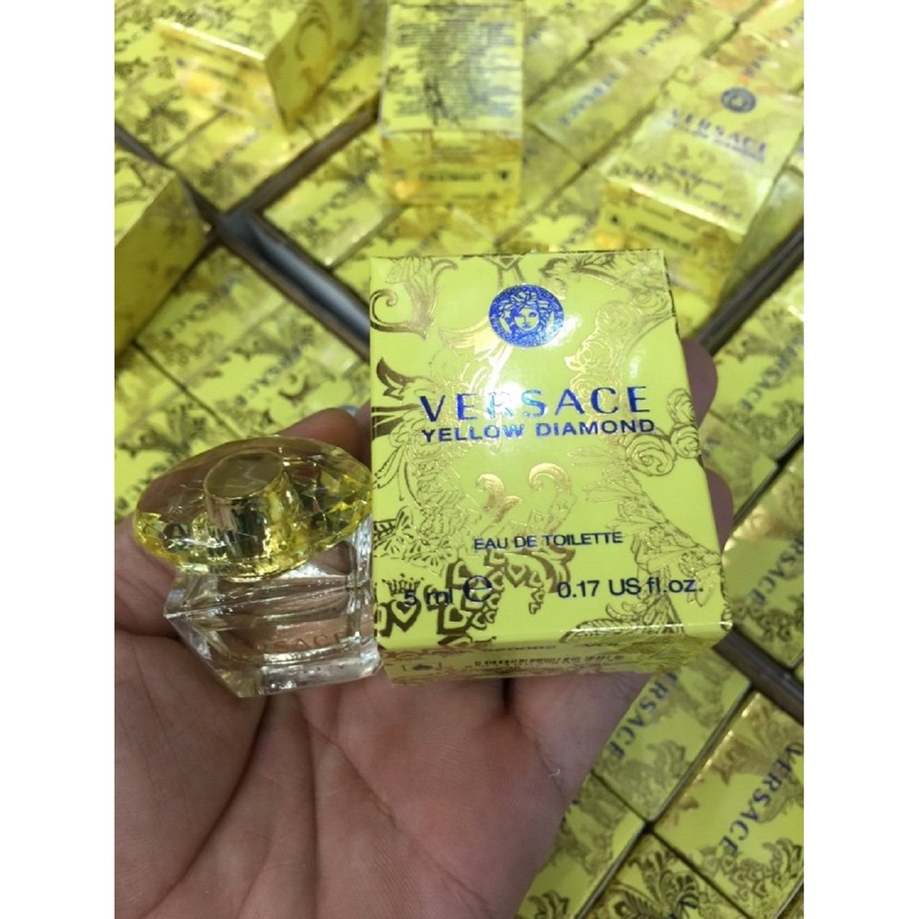 Nước Hoa Nữ 5ml Versace Yellow Diamond, Hana18 cung cấp hàng 100% chính hãng