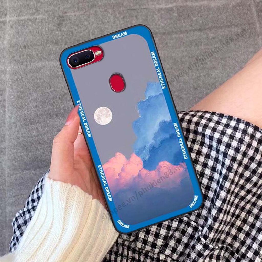Ốp Oppo A5s / A7 / F9 / A12 hình vũ trụ, mountain, cloud phong cách cá tính