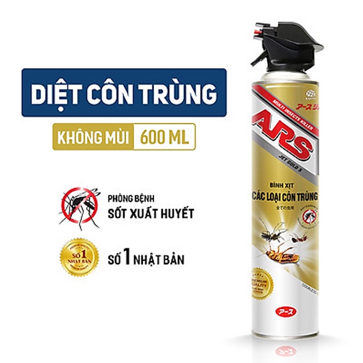 Bình xịt côn trùng ARS Jet Gold S - Chai 600ml