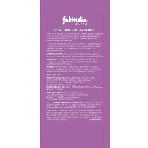 Nước hoa lăn nhài 9ml Fabindia