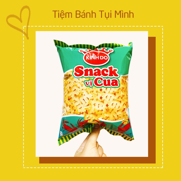 Snack Cua Xanh - Bánh cua phát Crush đổ liền