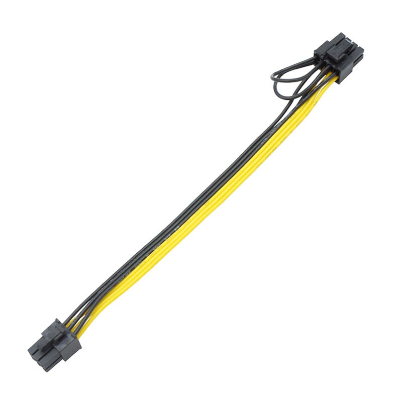 Cáp chuyển 6 pin đầu đực sang 8 pin cho vga