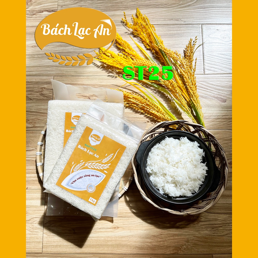 Gạo ST25 Dẻo thơm - Ép chân không 2Kg