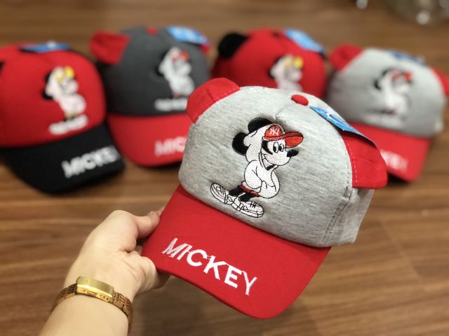 Mũ/nón mickey có tai chất đẹp cho bé - mũ trẻ em