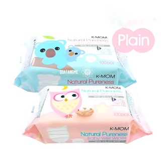 Khăn giấy ướt Kmom hàn quốc bịch 100 tờ