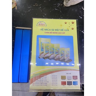 Kệ mica 2 mặt đế lùa A4 21x30cm
