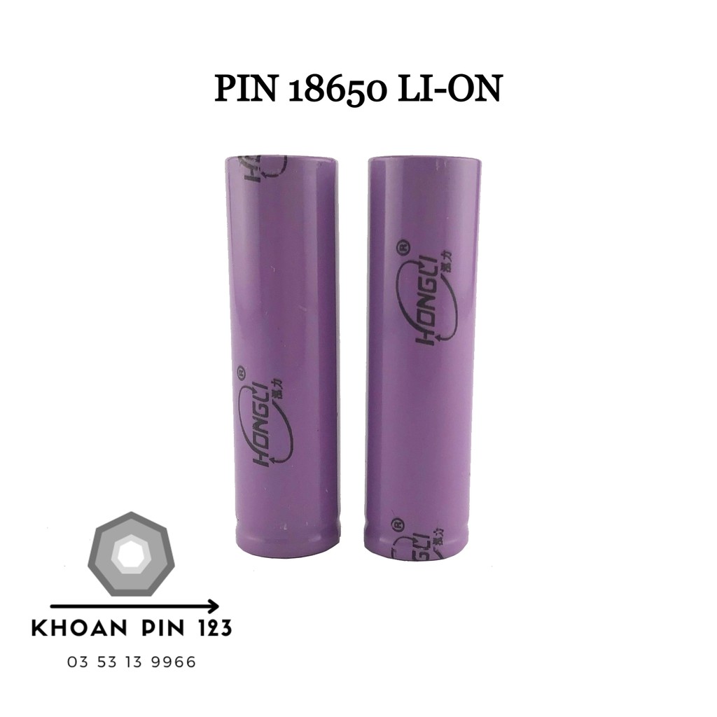 Cell pin 18650 1200mAh xả số lượng lớn màu tím (ko in dung lượng)