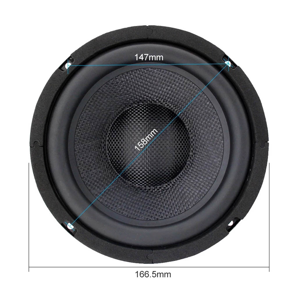 1 Loa subwoofer 6.5 inch 4 8 ohm 80w Bằng Sợi Thủy Tinh