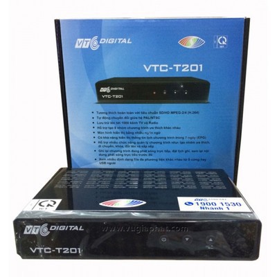 Đầu thu truyền hình số mặt đất DVB T2 VTC T201