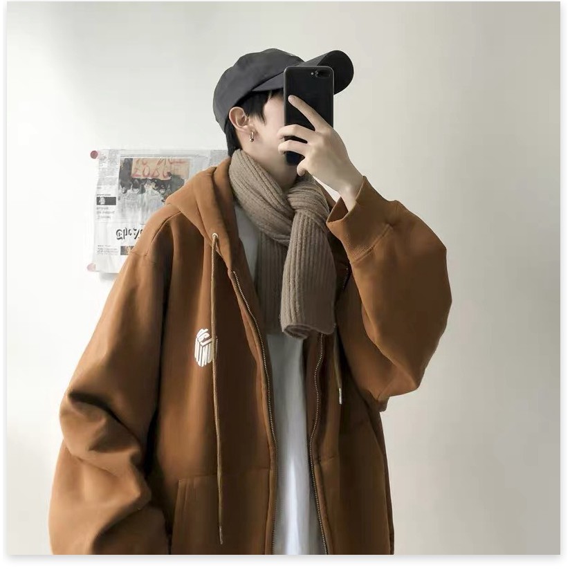 ÁO KHOÁC HOODIE NAM FOM RỘNG CÓ DÂY KÉO THỜI TRANG MỚI | WebRaoVat - webraovat.net.vn