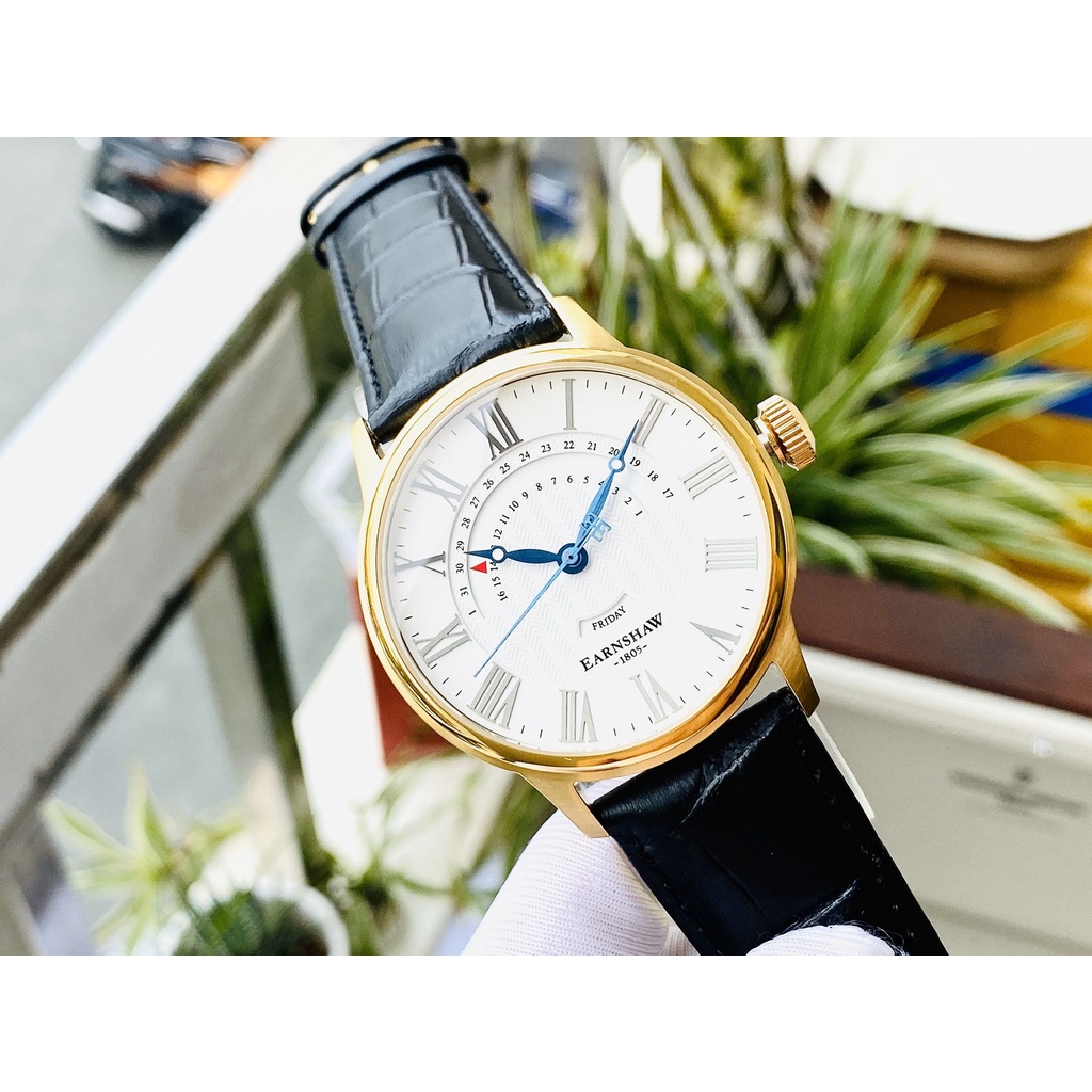 Đồng Hồ Nam THOMAS EARNSHAW ES-8077-03 Chính Hãng Tặng Dây Da Cao Cấp