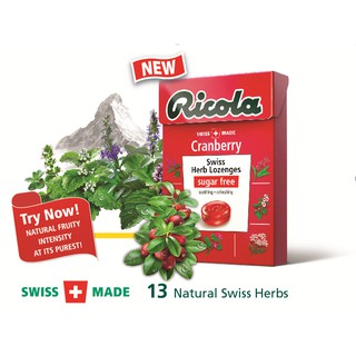 Viên ngậm thảo mộc vị trái cây Cranberry (hộp giấy 40g)