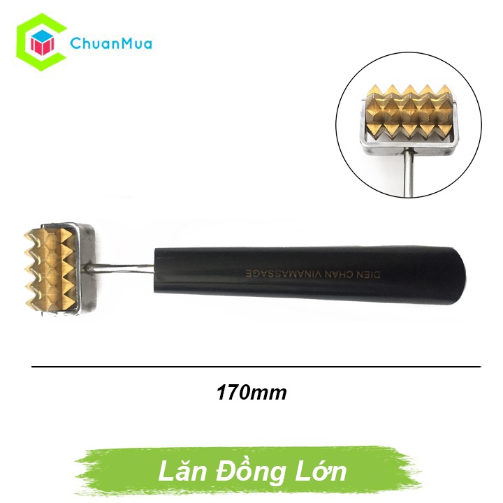 Lăn Đồng Gai Đơn Lớn Dụng Cụ Diện Chẩn (Lăn Lưng, Bụng, Tay, Lưu Thông Khí Huyết, Giảm Đau,...)