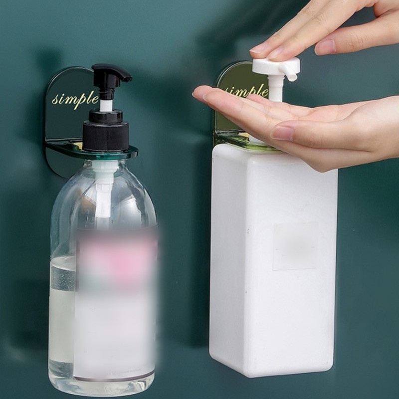 Giá Đỡ Chai Xà Phòng Gắn Tường Tự Dính Đa Năng Tiện Dụng Cho Phòng Tắm / Nhà Bếp