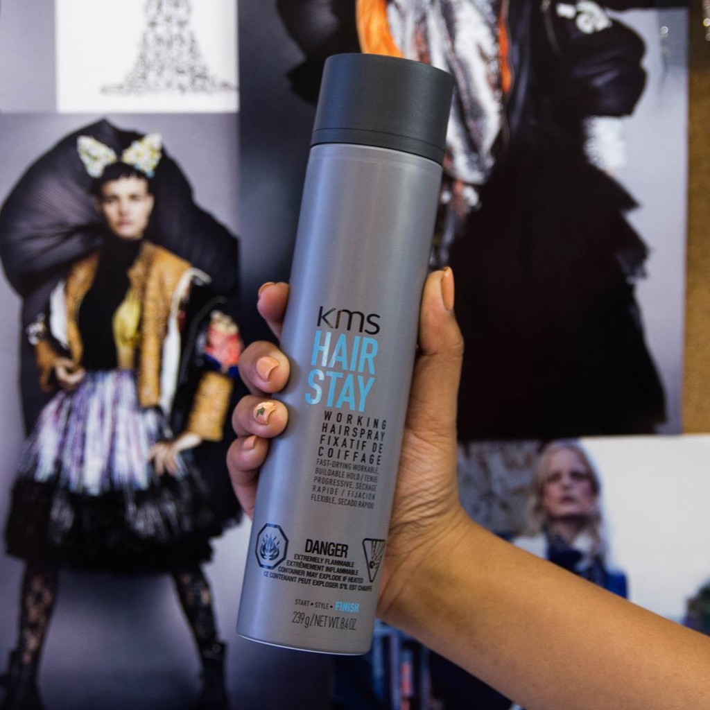 Gôm dẻo KMS HAIRSTAY WORKING HAIRSPRAY 250gr