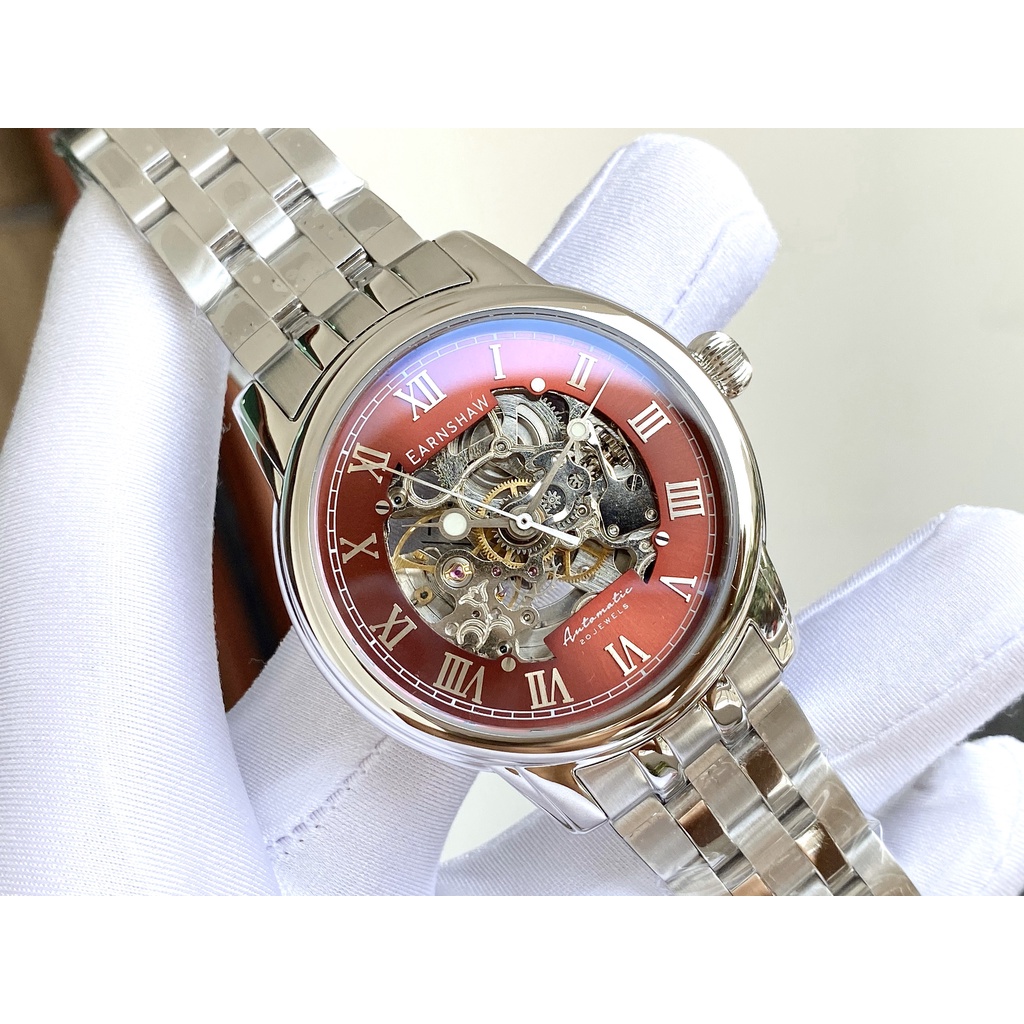 Đồng hồ nam Thomas Earnshaw Men's ES-8233-44 Longcase 42mm _ Red Dial.