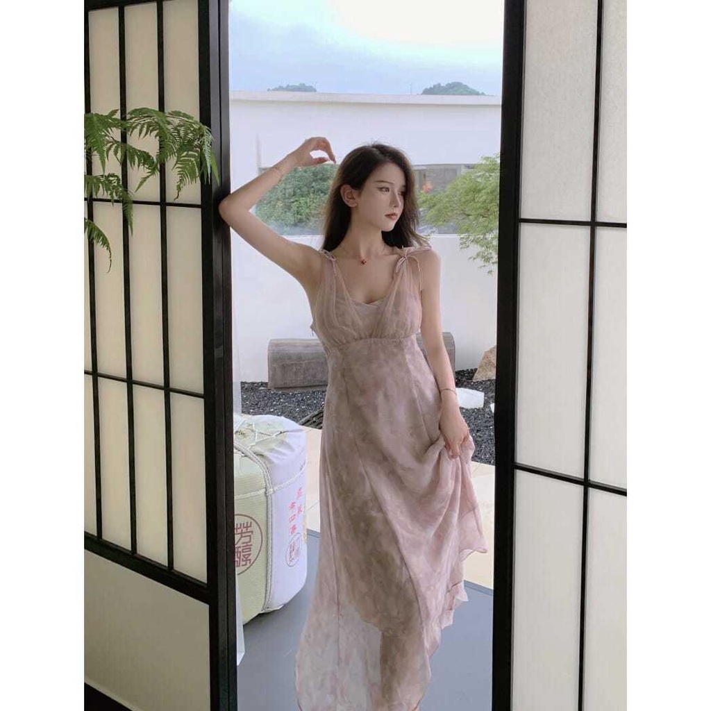 Đầm body    váy body Đầm Midi Sát Nách Hoạ Tiết Hoa Thiết Kế Thanh Lịch Cho Phái Nữ 2023