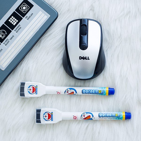 ( 1 Hộp 10 Cây ) Bút Lông Bảng Đầu Chùi WB016/DO Ngòi 1.5mm (  Mực Xanh ) Thiên Long Camshop