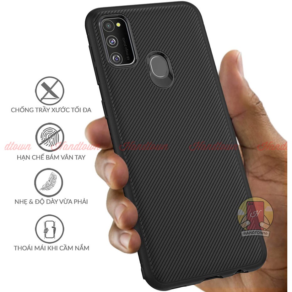 Ốp lưng mềm TPU Vân Chéo Samsung Galaxy A21S / M30 / M30S