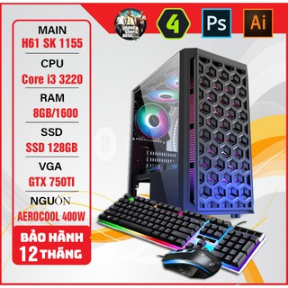 Mua Bộ máy vi tính Chiến Game Online FO4  VLTK  LOL i3 3220 / GTX 750Ti