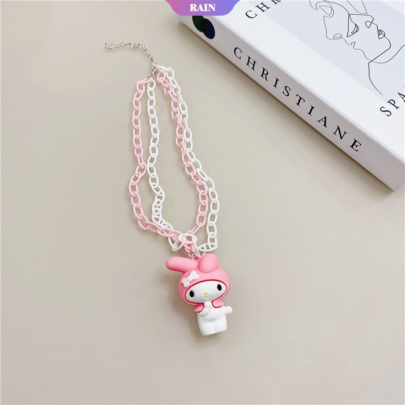 SANRIO Vòng cổ Mặt Hoạt Hình Kuromi Đáng Yêu