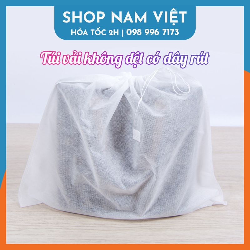 Túi Giày Vải Không Dệt Có Dây Rút, Túi Vải Đa Năng