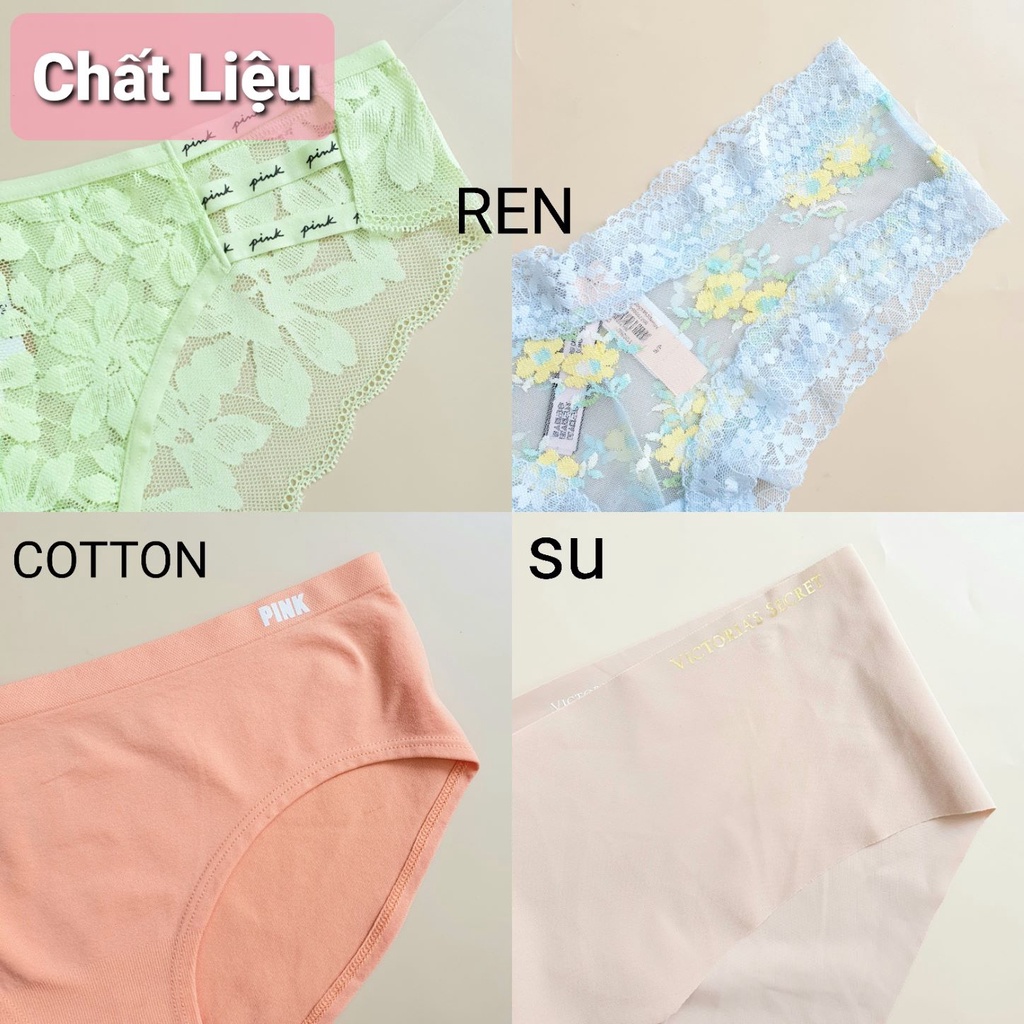 SIZE S   Su Nguyên Mông Vic Quần lót Victoria Secret chính hãng, săn sale giá rẻ