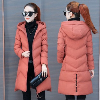 Áo phao nhũn dáng dài