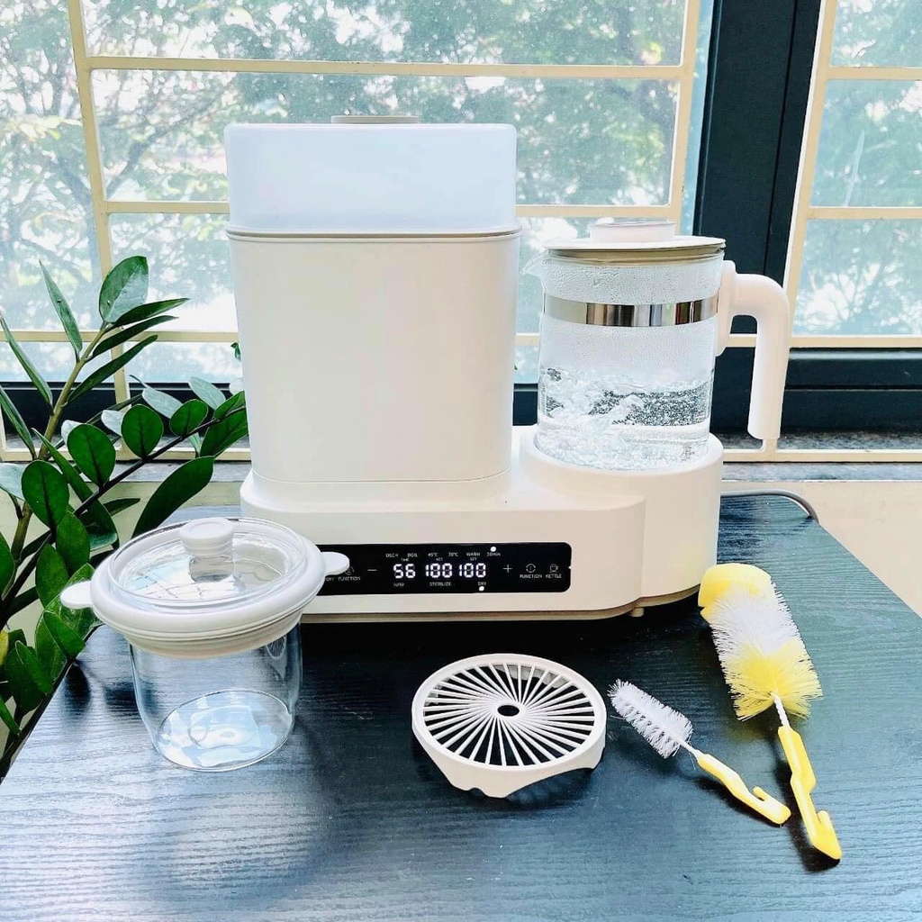 [ BẢO HÀNH CHÍNH HÃNG] Máy Tiệt Trùng Sấy Khô Và Đun Nước Đa Năng Moaz Bebe MB031