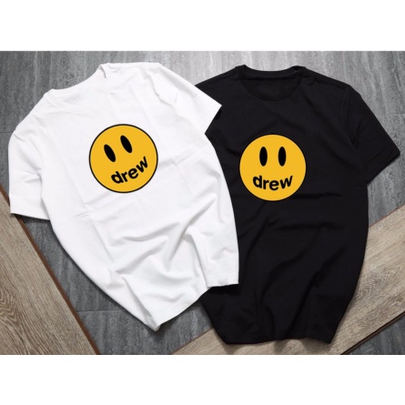 Áo thun nam nữ Unisex tay lỡ, form rộng Freesize, chất cotton, thoáng mát, thấm hút, hình mặt cười | WebRaoVat - webraovat.net.vn