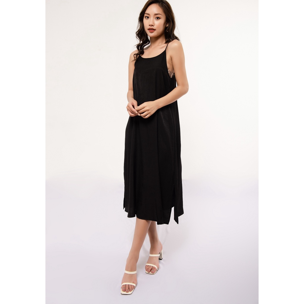 Đầm Bầu Đẹp Hai Dây Cami Dress Chất Lụa Không Nhăn Thoáng Mát By LAMME