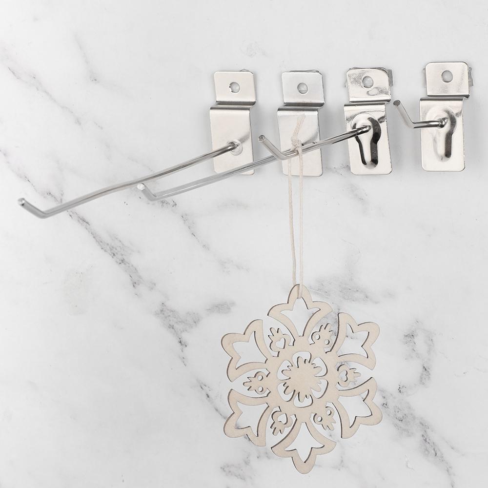 PISTA Set 5 Giá Đỡ Bảng Đục Lỗ Bằng Kim Loại Tiện Lợi Dành Cho Cửa Hàng Đuôi Ngựa
