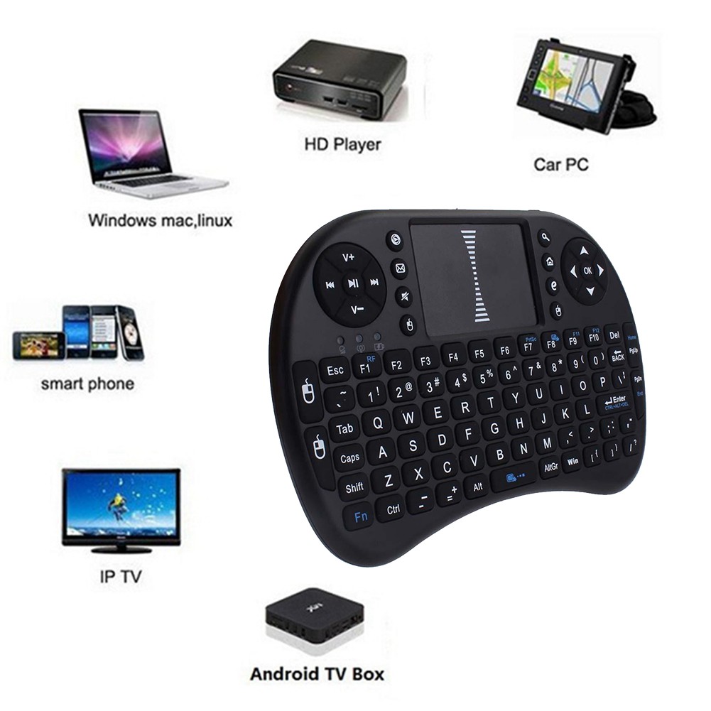 Bàn Phím Không Dây Mini 2.4g Cho Pc Android Tv