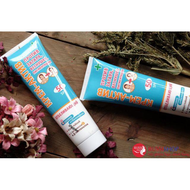 Kem chống nắng KPEM-aKTNB lên tone da với chỉ số SPF45 cho da khô [ cam kết chuẩn hàng của Nga]