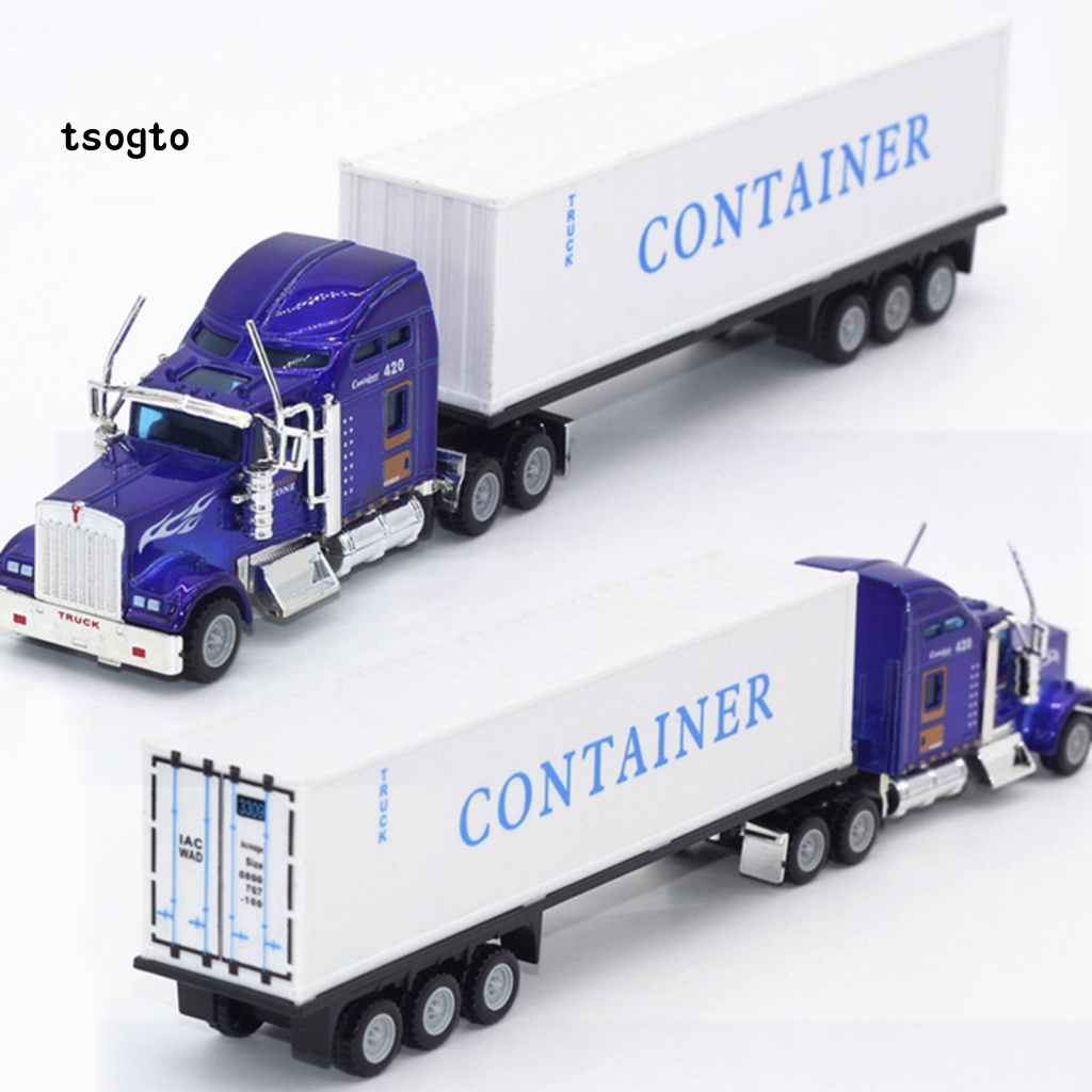 Mô Hình Xe Container Bằng Hợp Kim Không Phai Màu Dành Cho Người Lớn