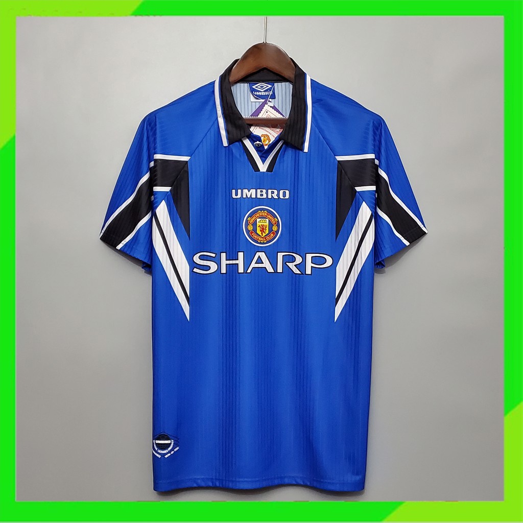 Bộ Đồ Đá Banh Phong Cách Retro Dành Cho Nam 96-97 MU
