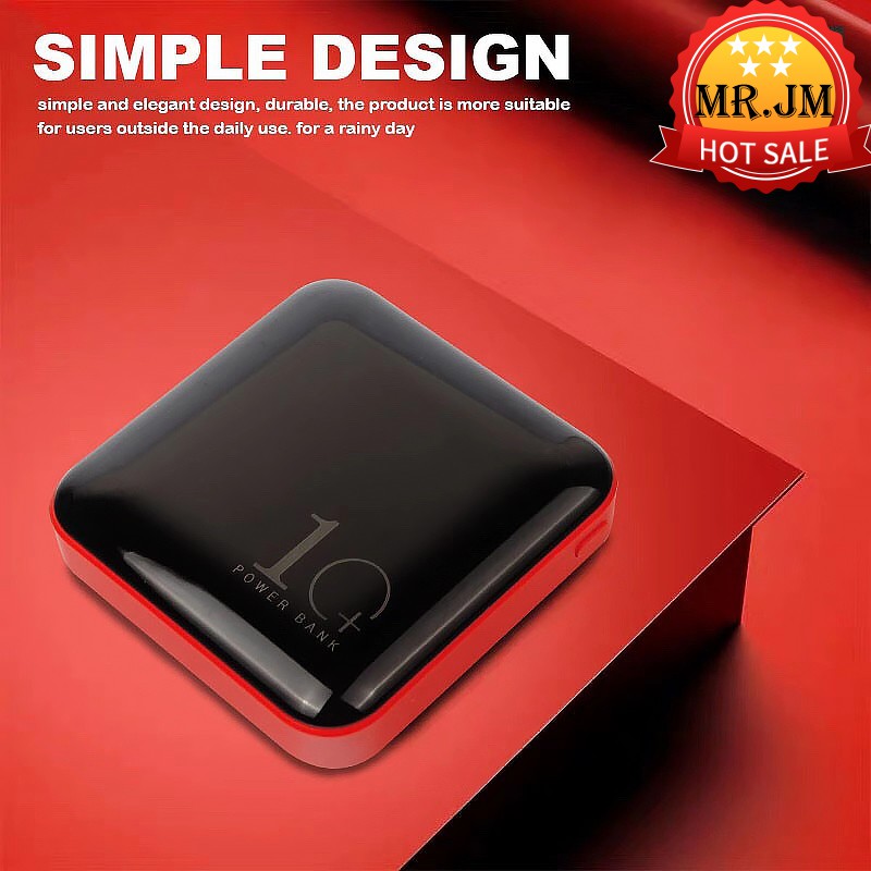 [Cam Kết Hàng Mới]⭐️⭐️Mini⭐️⭐️Sạc dự phòng Dung Lượng thực 10.000mAh 2 Cổng USB Output  kèm đèn pin chiếu sáng | BigBuy360 - bigbuy360.vn