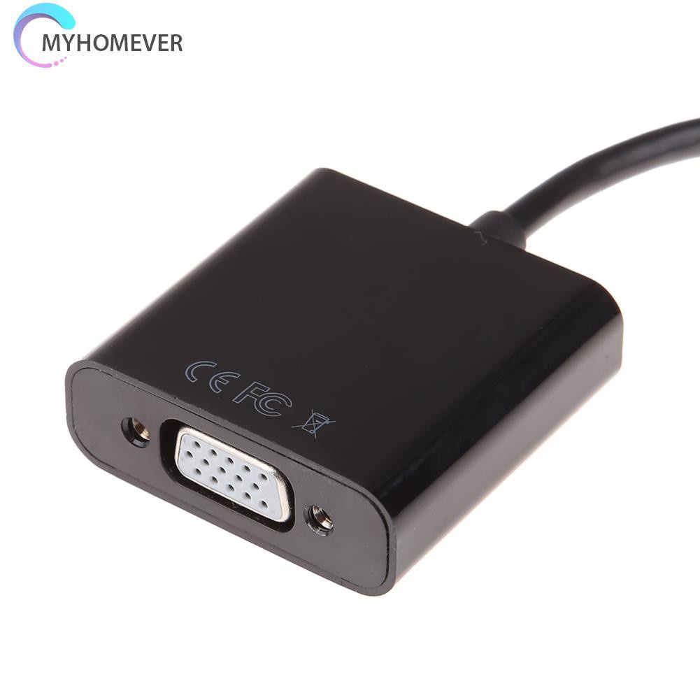 myhomever USB 3.1 Type C Male to VGA Female 1080P Adapter for Macbook 12&quot;