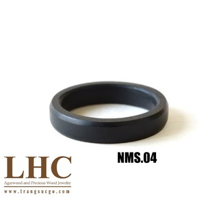 Nhẫn gỗ mun sừng